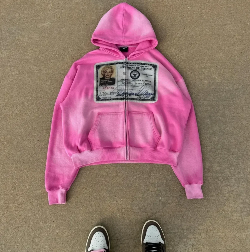 30MOQ Screen Print 100% Cotton Sun Faded Zip up High Quality French Terry Acid Washed  Men Hoodies Unisex