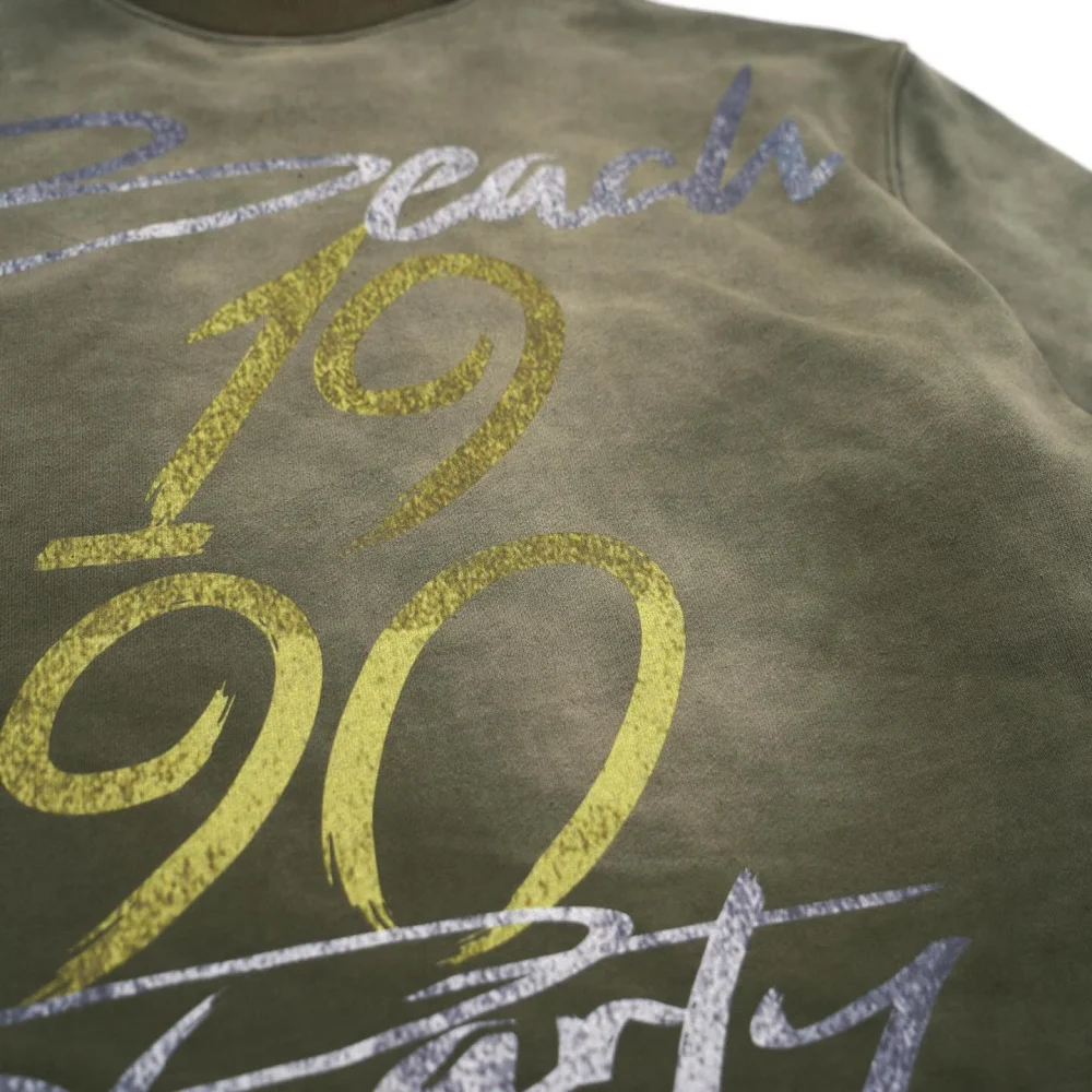 Distressed grams Shoulder Sun Faded Streetwear Graphic Cropped Boxy Vintage Acid Wash T Shirt for Men - Image 3