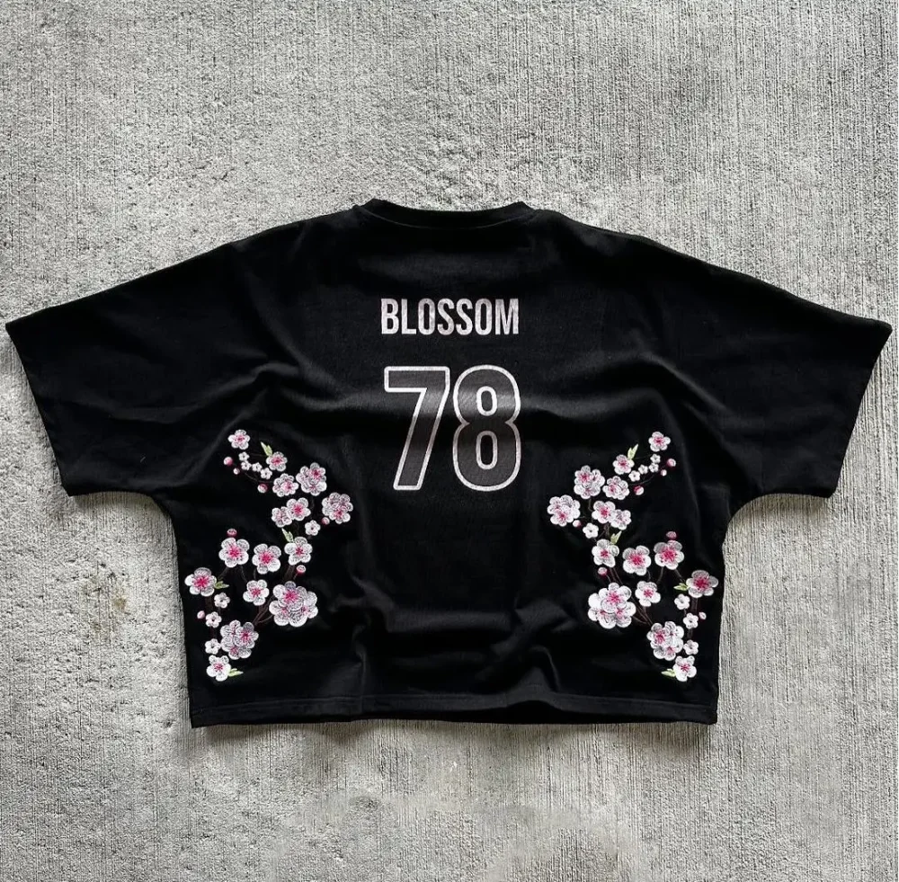 Clothing Gsm Cotton Tshirt Oversized Graphic Heavyweight T-shirt Embroidery Boxy t Shirts for Men