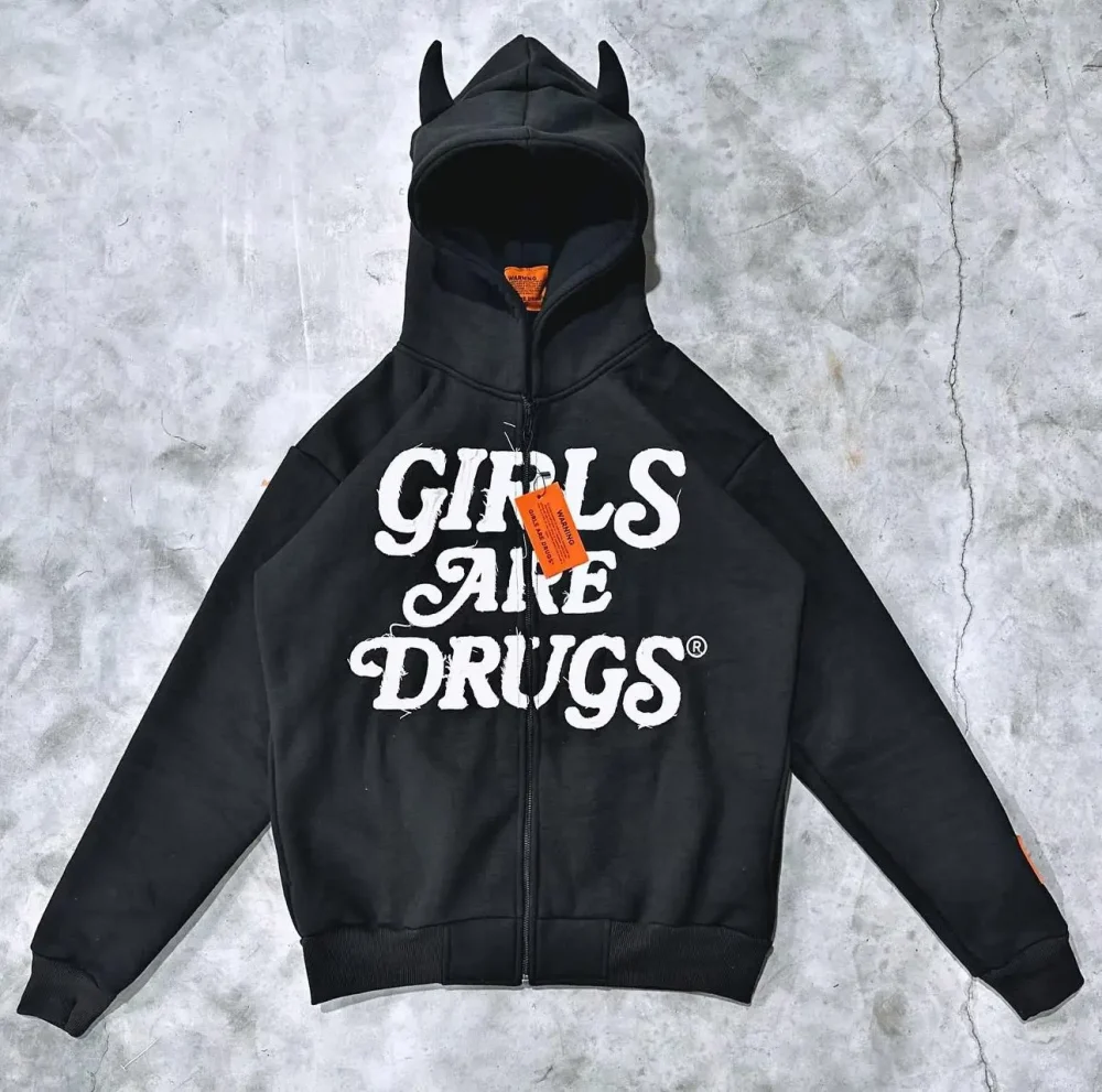 Dongguan Cotton High Quality Heavyweight Embroidery Men screen print  Hoodies Oversized Men Full Face Zip up Hoodies - Image 2