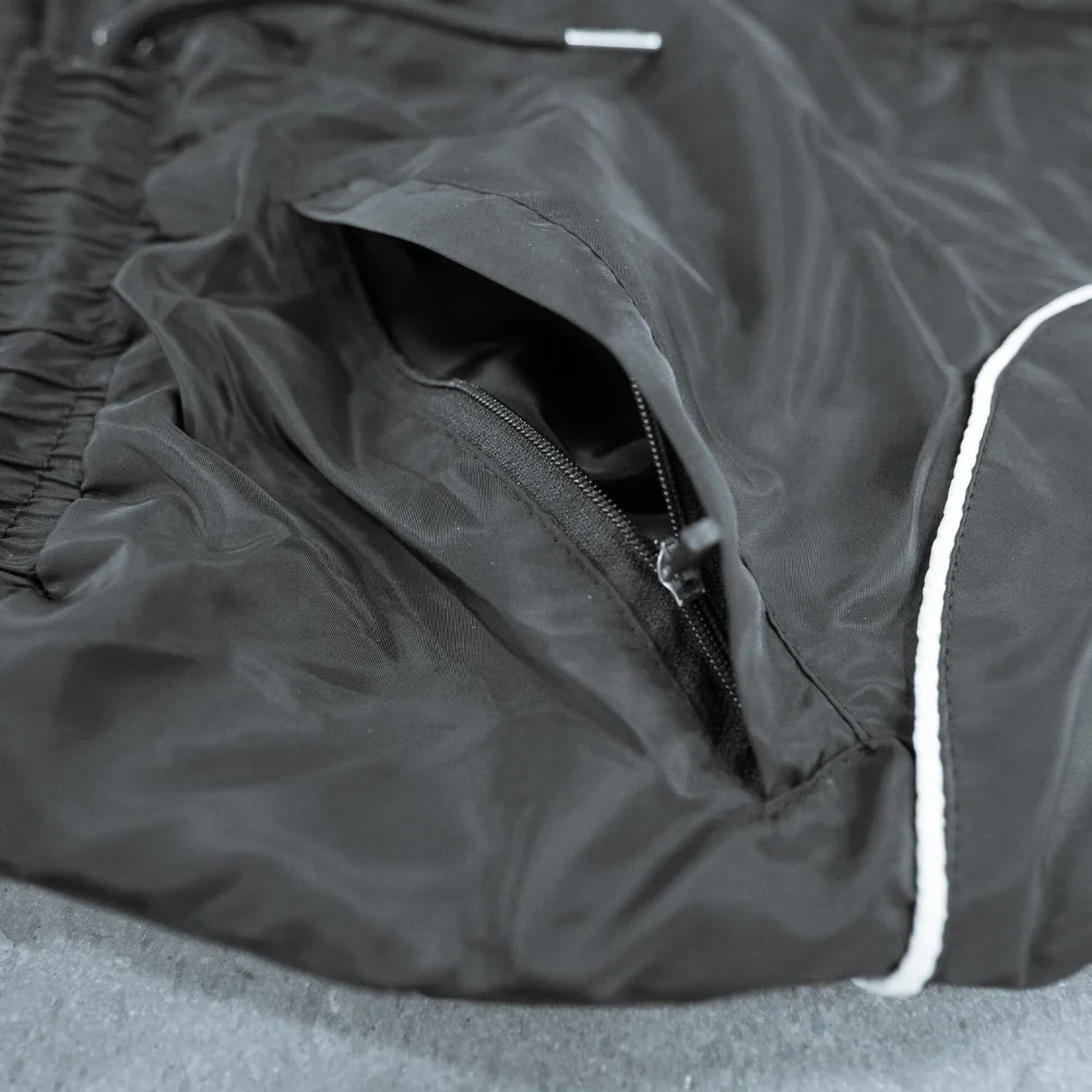 High Quality Sports Running Oversized Parachute Baggy Print Track Pants Reflective Windbreaker Pants for Men Nylon - Image 4