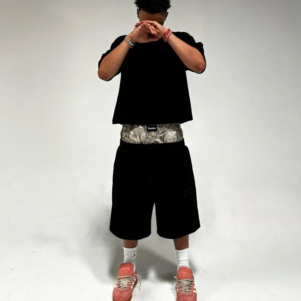 Butt Lifter Shorts Stacked Woven Pocket Mens Jogger Hunting Camouflage Double Waisted Sweat Pants for Man - Image 5